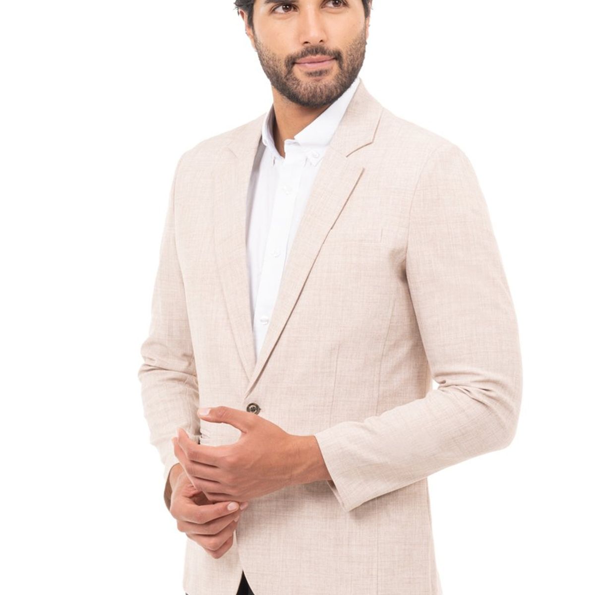 NORTON - BLAZER LINO MELANGE KALTIEM BEIGE
