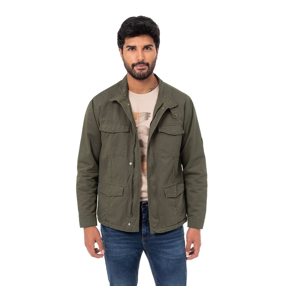 PIONIER - CASACA TWILL SOFT CF ZAHID NAVY