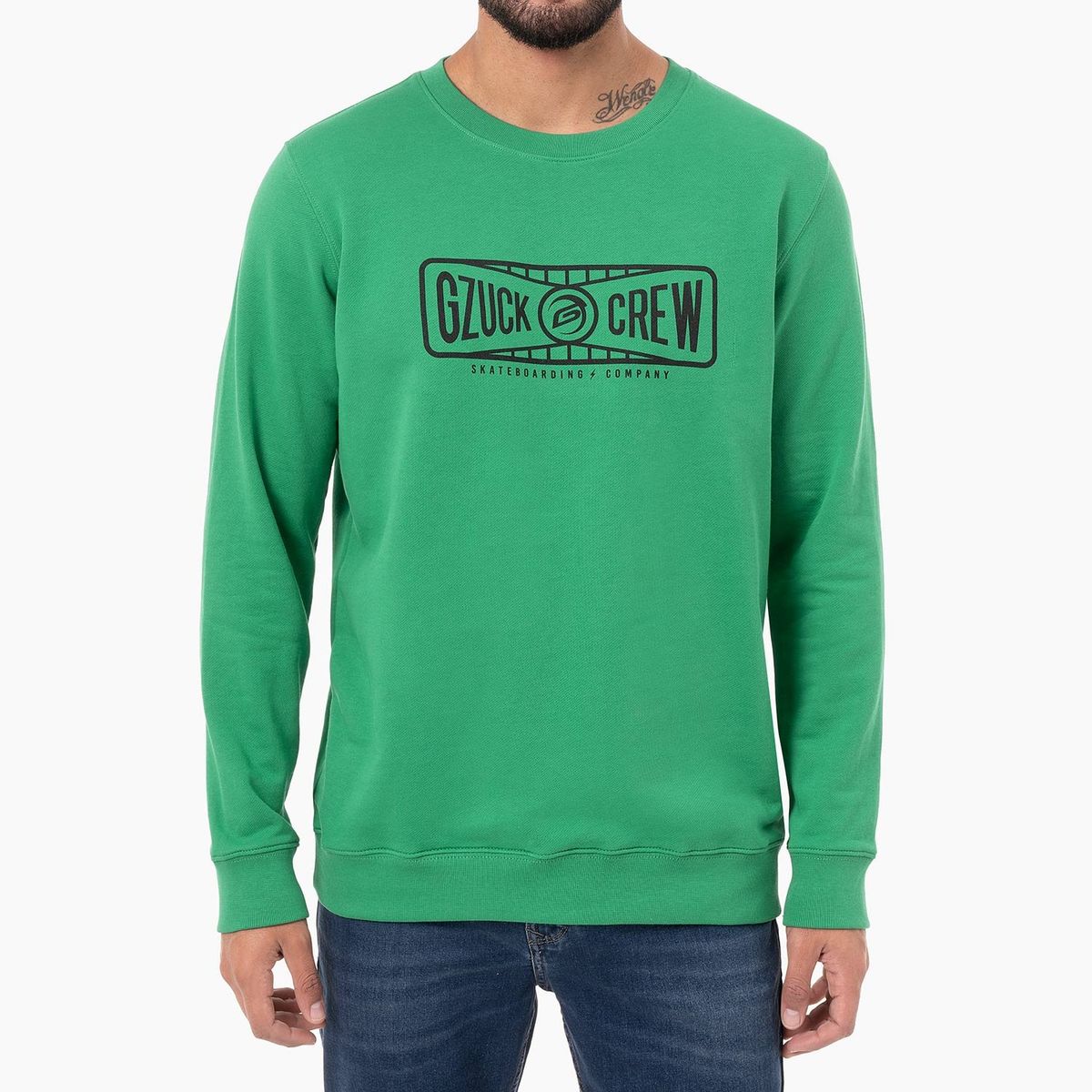 GZUCK - Polera French Terry Hombre Batdren Gzuck