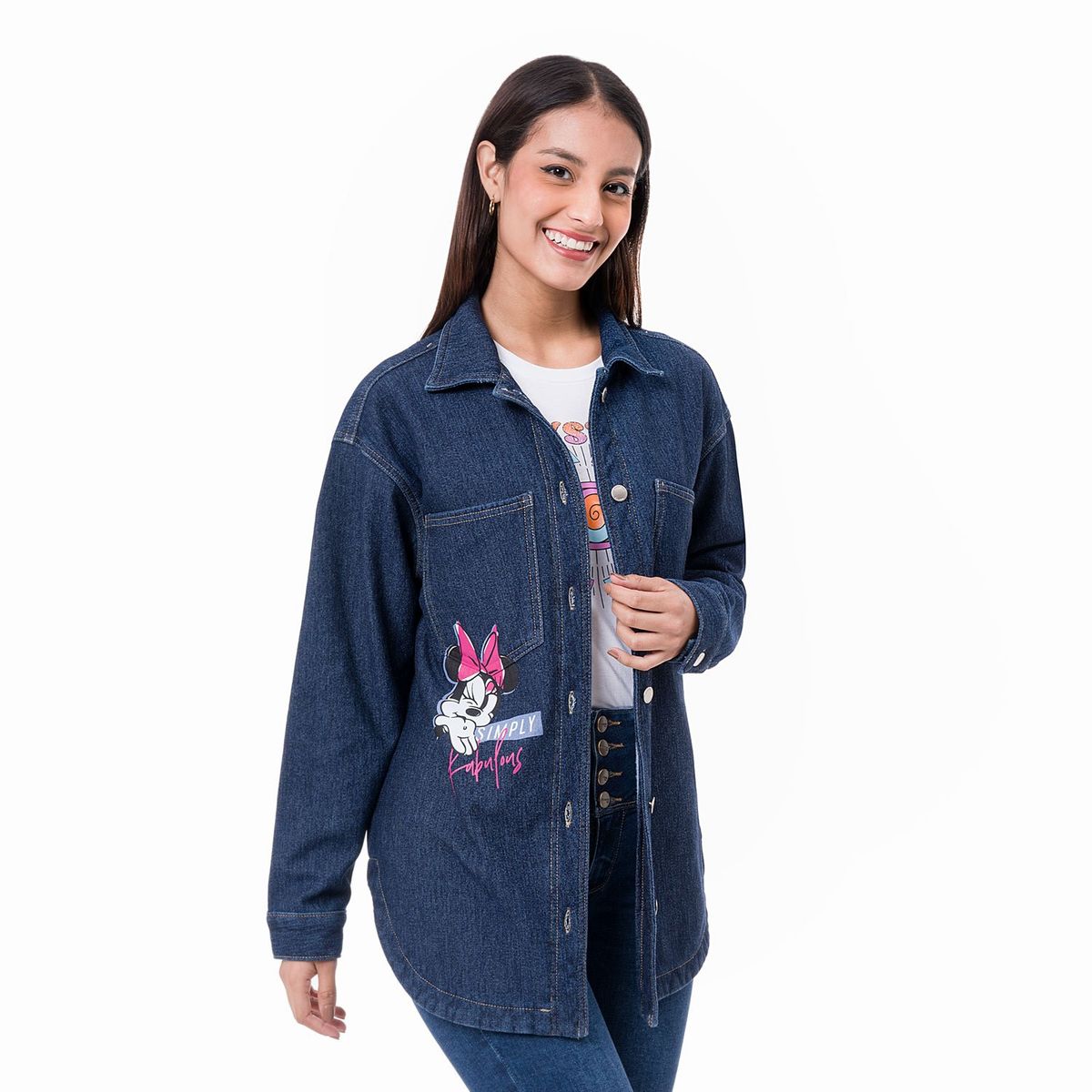 PIONIER - CAMISACO FRANELA INDIFIO FATMA-DISNEY STONE BLUE