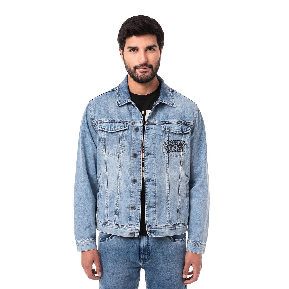 PIONIER - CASACA DENIM RING XLANDRE TOTAL CRISTAL ST