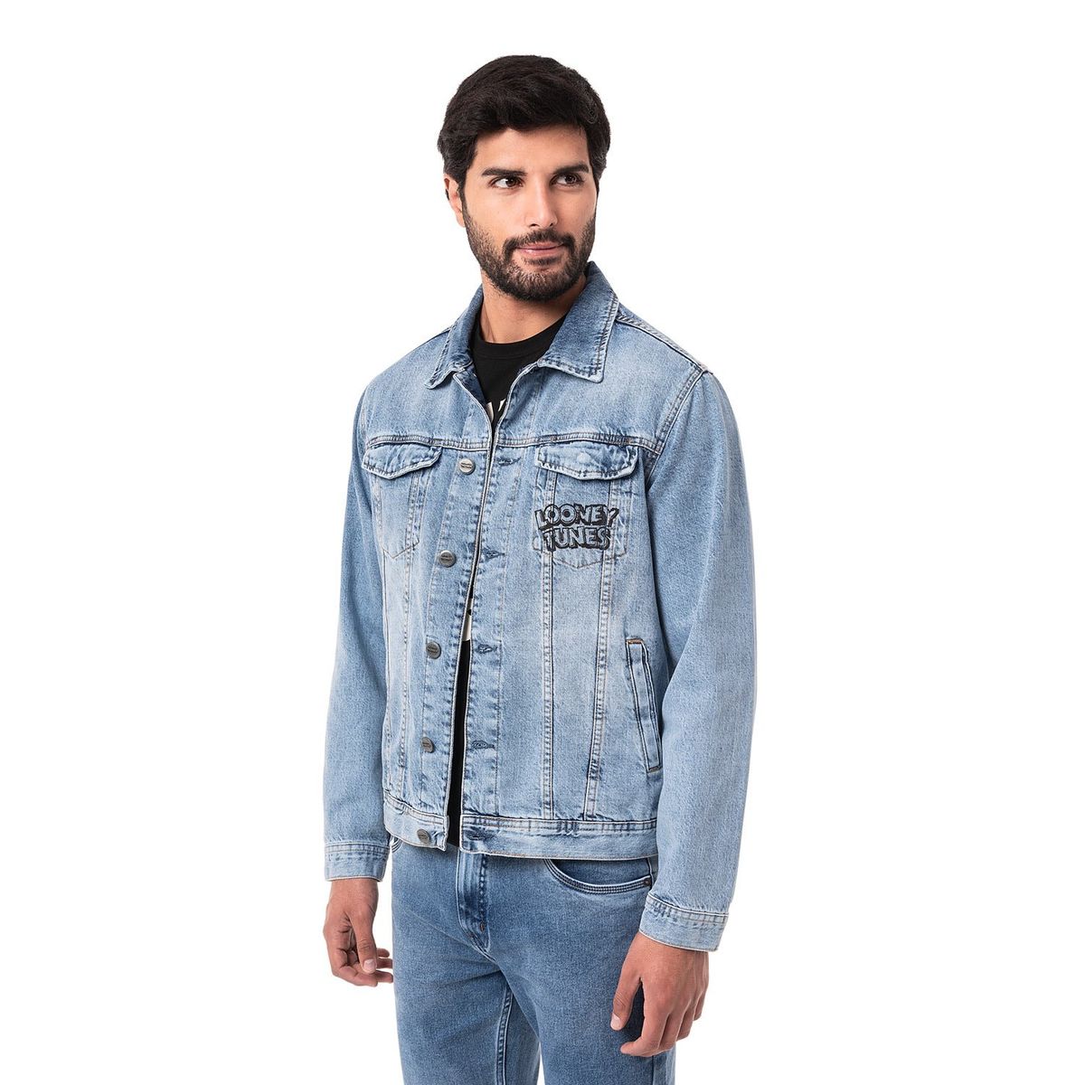 PIONIER - CASACA DENIM RING XLANDRE TOTAL CRISTAL ST