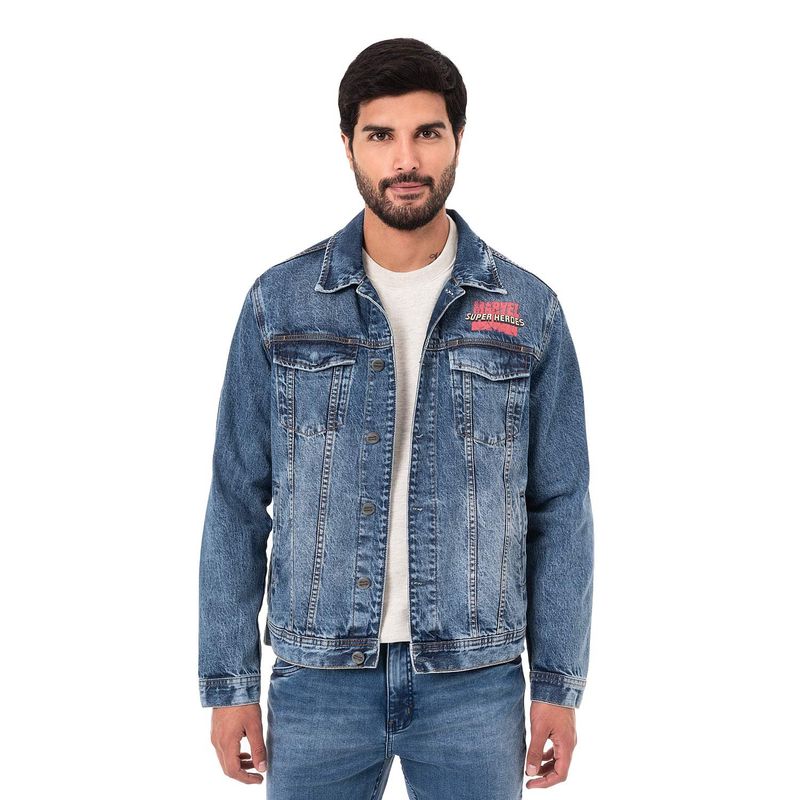 PIONIER - CASACA DENIM RING MAILON-MARVEL TOTAL CRISTAL ST