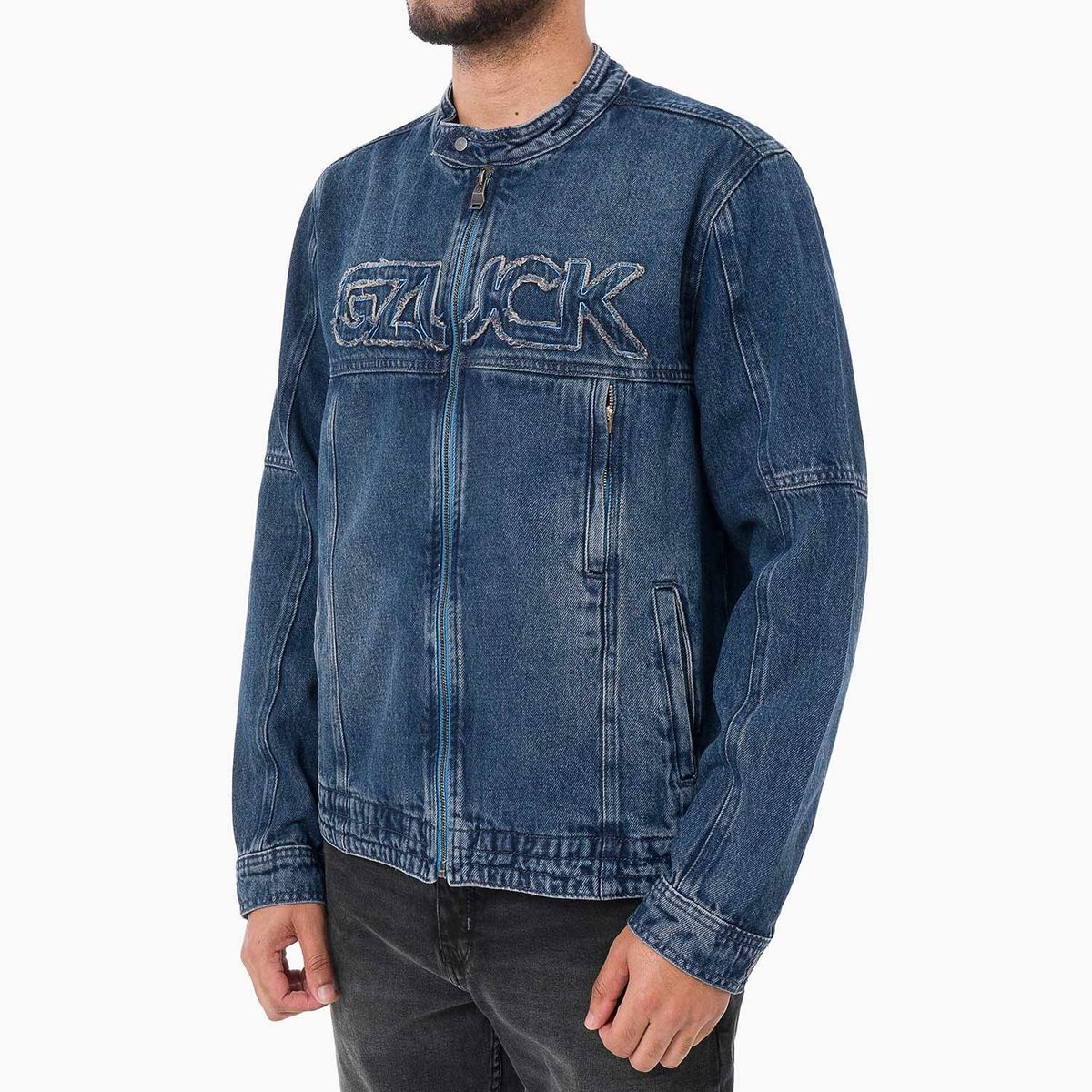 GZUCK - CASACA CROP DENIM RING CF LINGLY T SUPER ORANGE ST