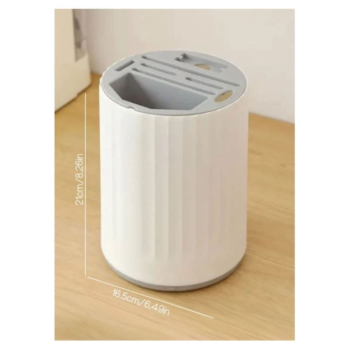 GENERICO - Soporte Giratorio de Cuchillo Con Multifuncional Gris