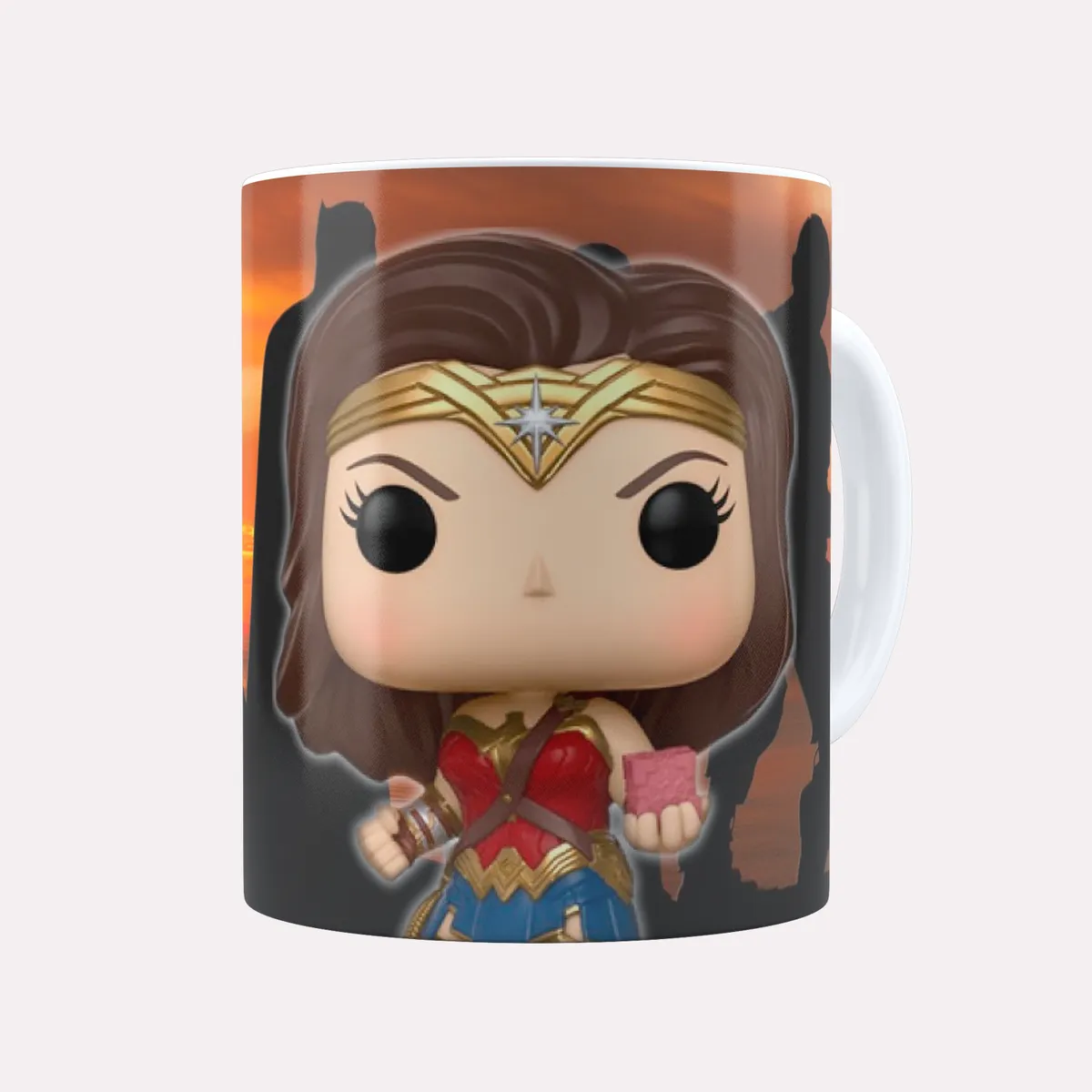 NACIONAL - Taza liga de la justicia Pack x 6 unid