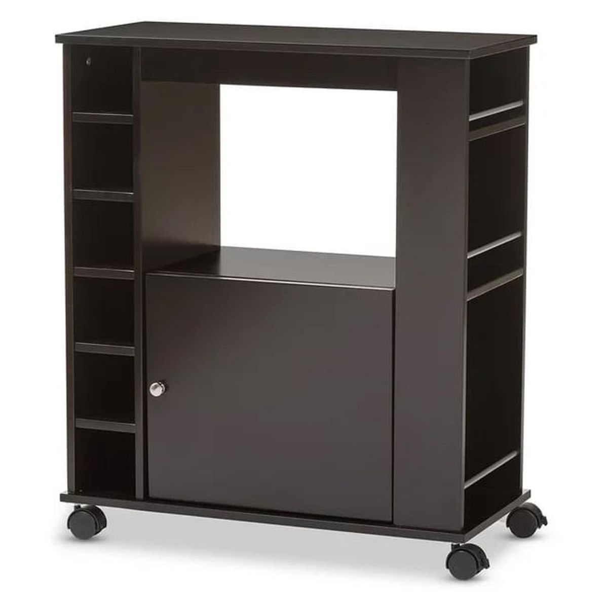 MUEBLES CRISOSTOMO - Bar Vinero de Melamina Wengue 76cm