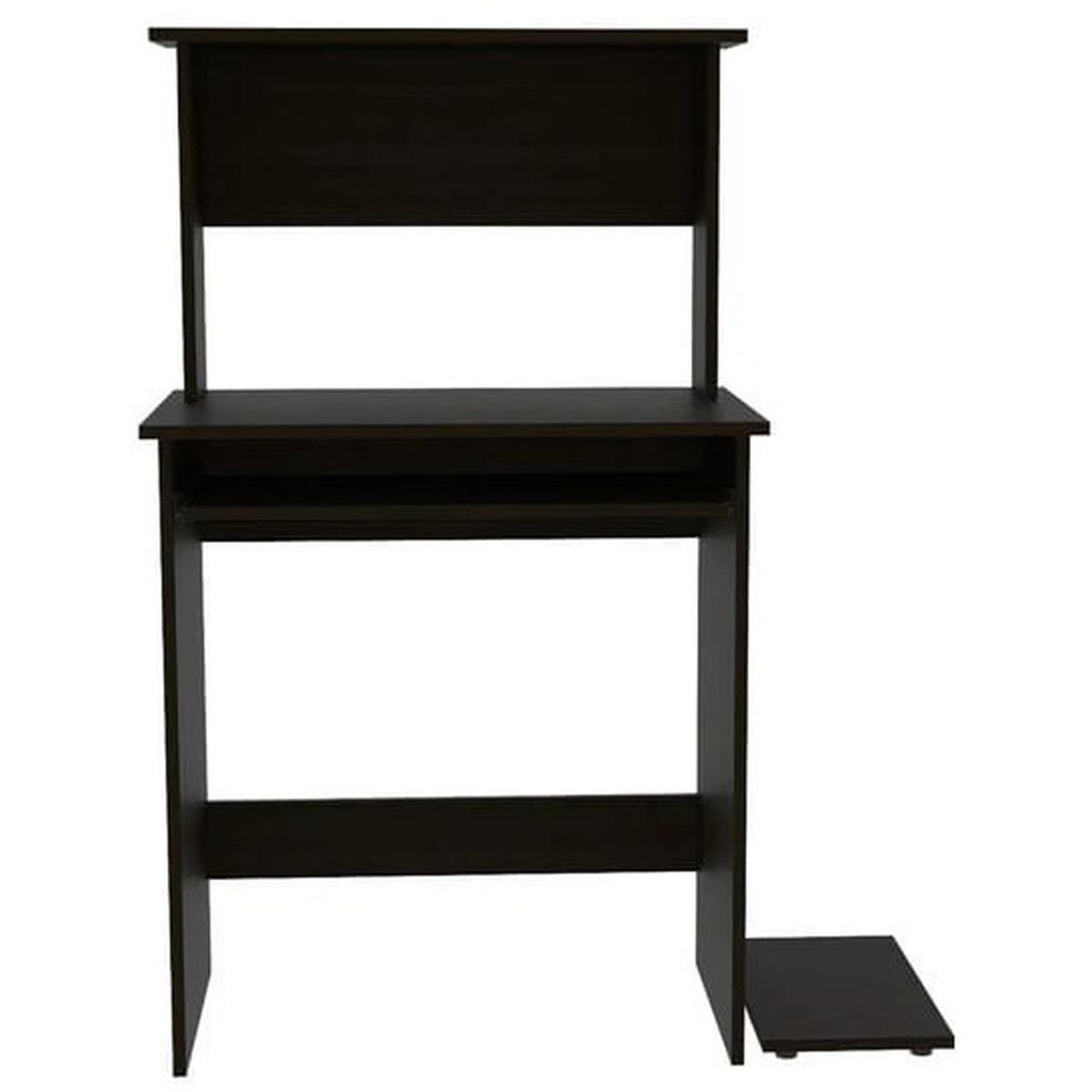 MUEBLES CRISOSTOMO - Escritorio Estante Moderno Wengue 69 cm