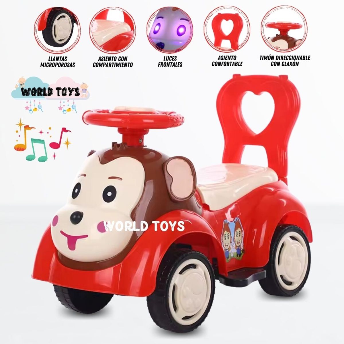 BABY - Correpasillo Musical «MONTY» Edición Limitada Red