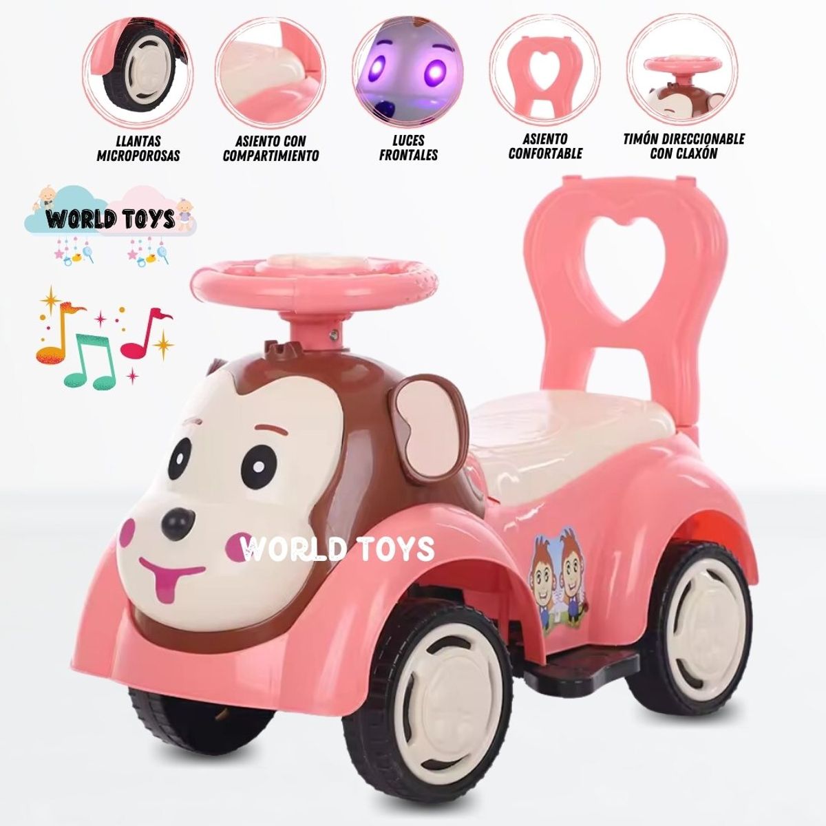 BABY - Correpasillo Musical «MONTY» Edición Limitada Pink