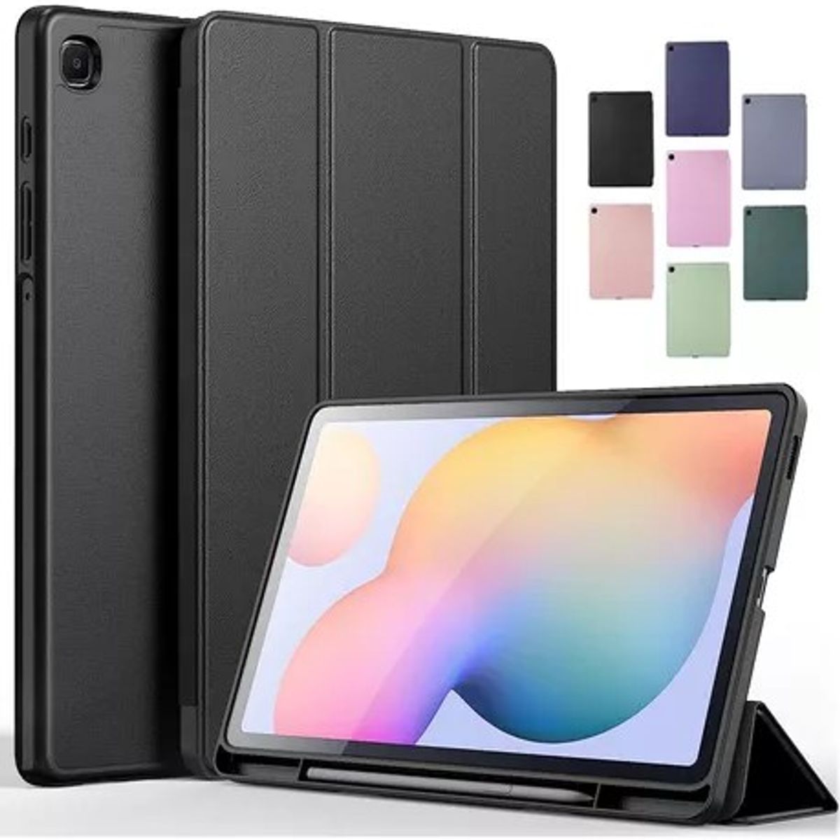 GENERICO - Funda P/Samsung Galaxy Tab S6 Lite 10.4 202-2020 Con Portalápiz