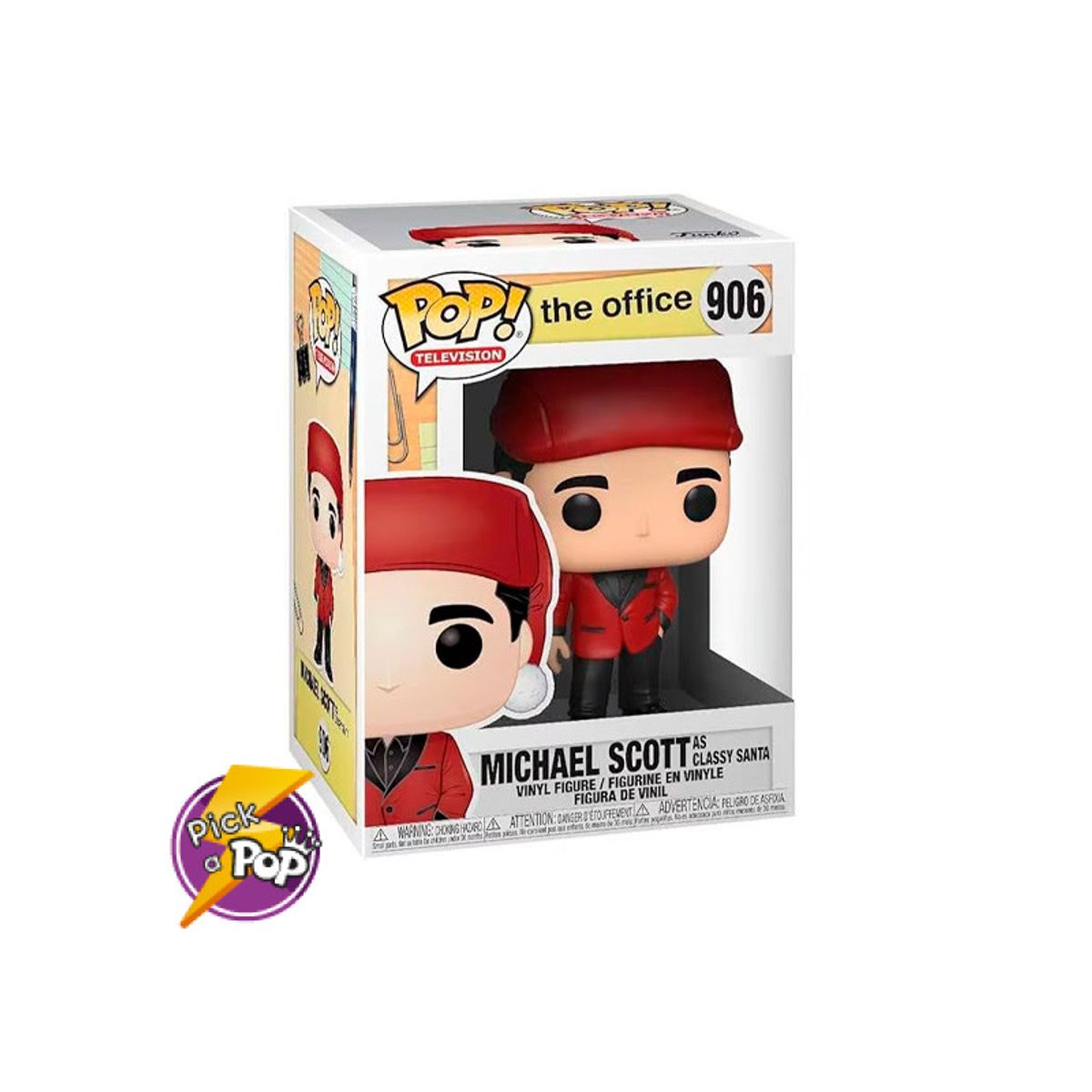 FUNKO - THE OFFICE MICHAEL SCOTT AS CLASSY SANTA 906