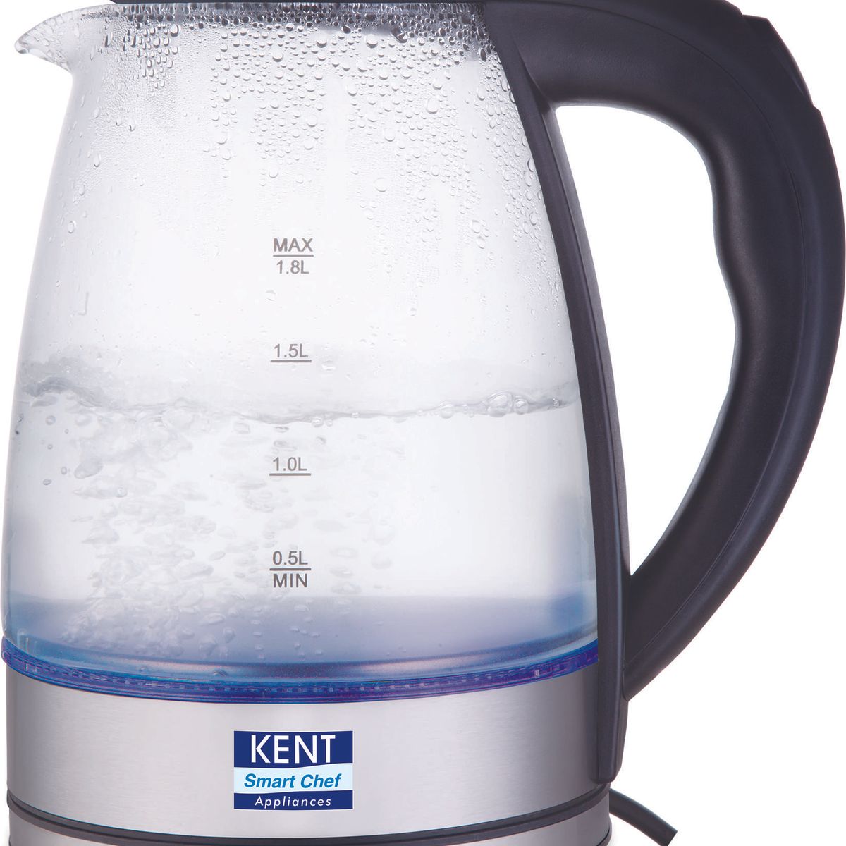 KENT - HERVIDOR ELÉCTRICO DE VIDRIO ELEGANTE KENT