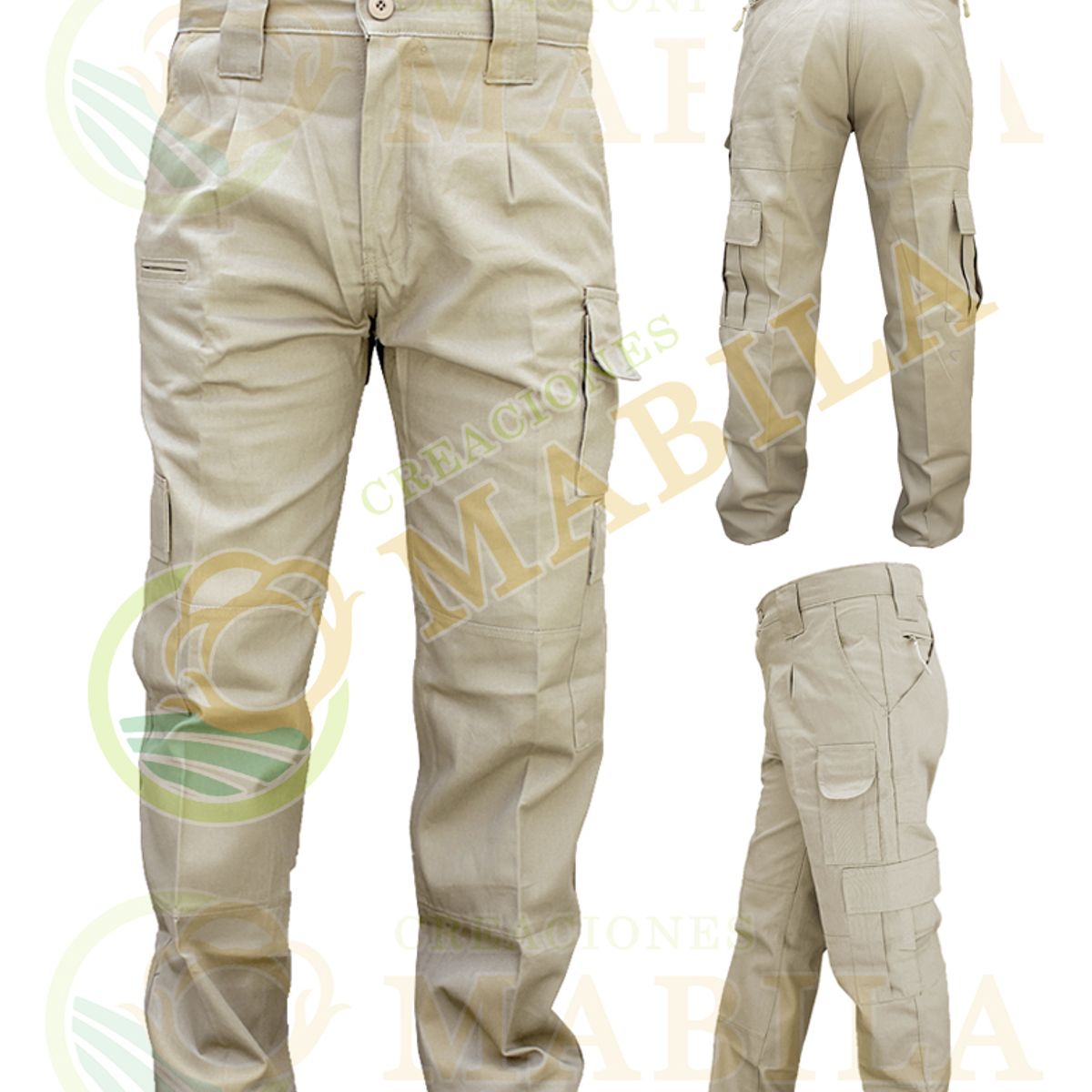 GENERICO - Pantalón Táctico Ripstop Antidesgarro - Beige