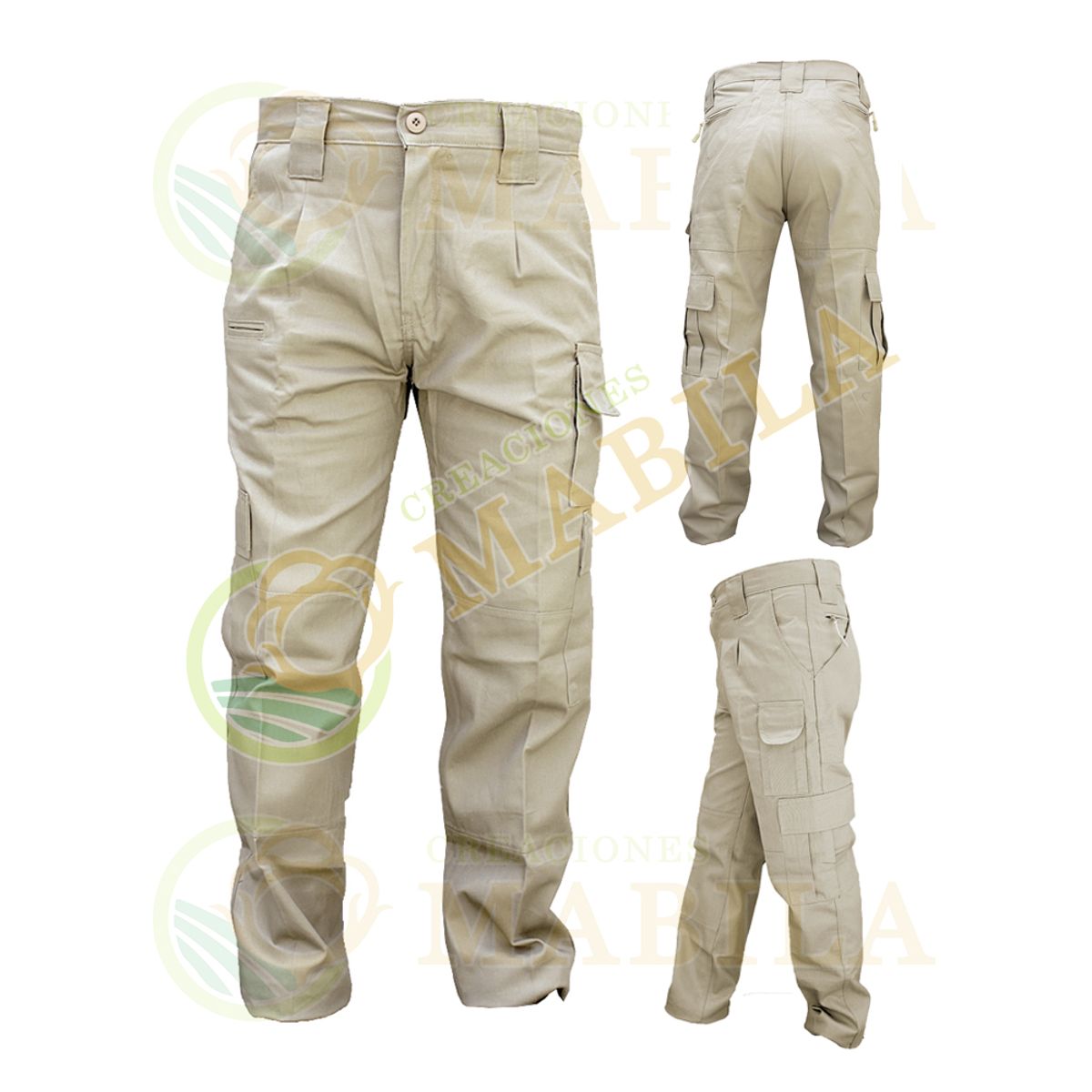 GENERICO - Pantalón Táctico Ripstop Antidesgarro - Beige