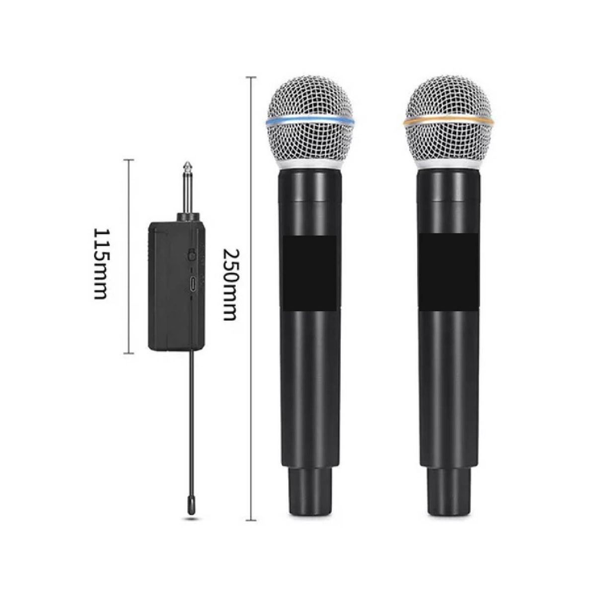 GENERICO - Microfono Inalambrico Doble Profesional Universal