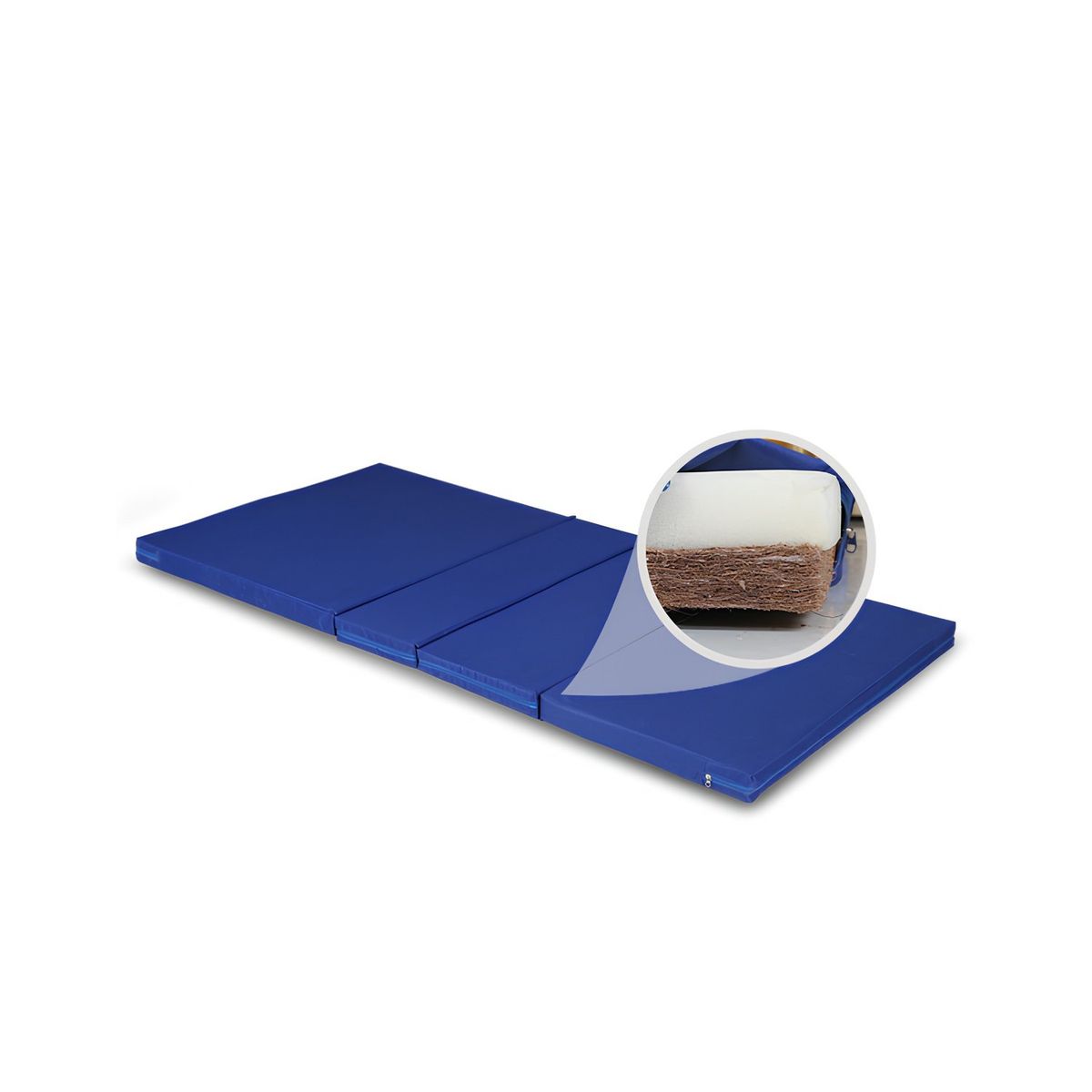 FIRST CARE - Colchón Catre 4 Pliegues Premium