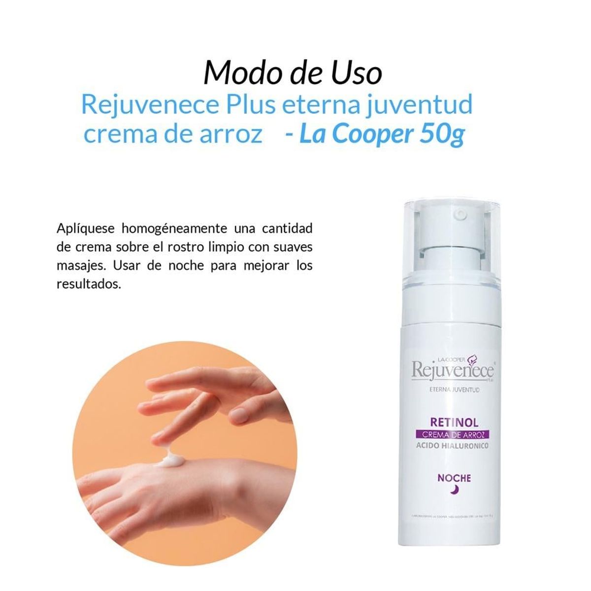 GENERICO - Rejuvenece Plus Eterna Juventud Crema De Arroz - La Cooper 50G_.