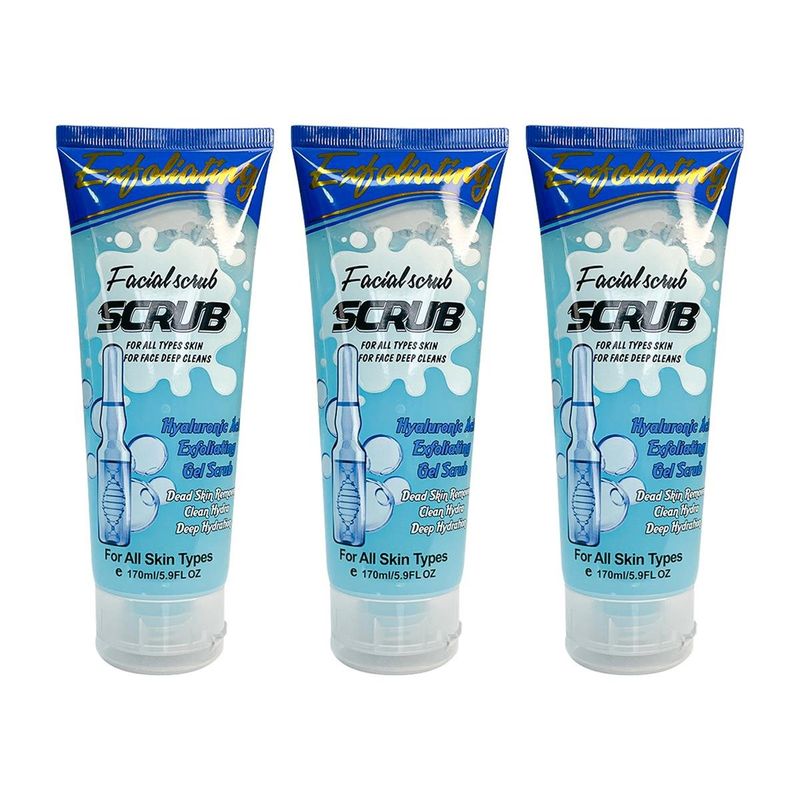 WOKALI - 3 Acido Hialurónico Peeling Exfoliante 170Ml  Wokali_.