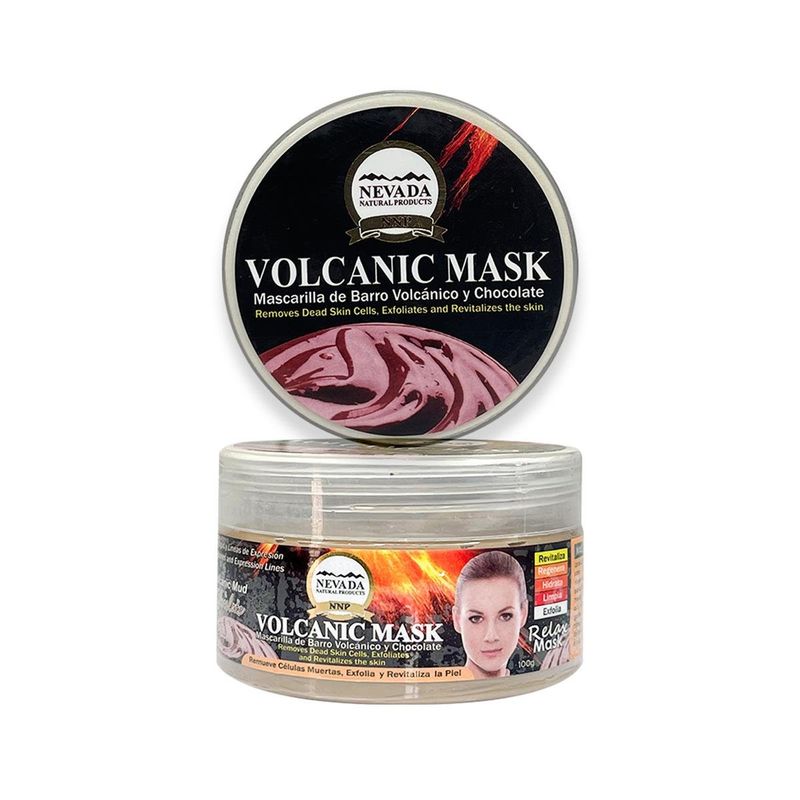 NEVADA NATURAL PRODUCTS - Mascarilla Barro Volcánico Y Chocolate 140G - Nevada_.