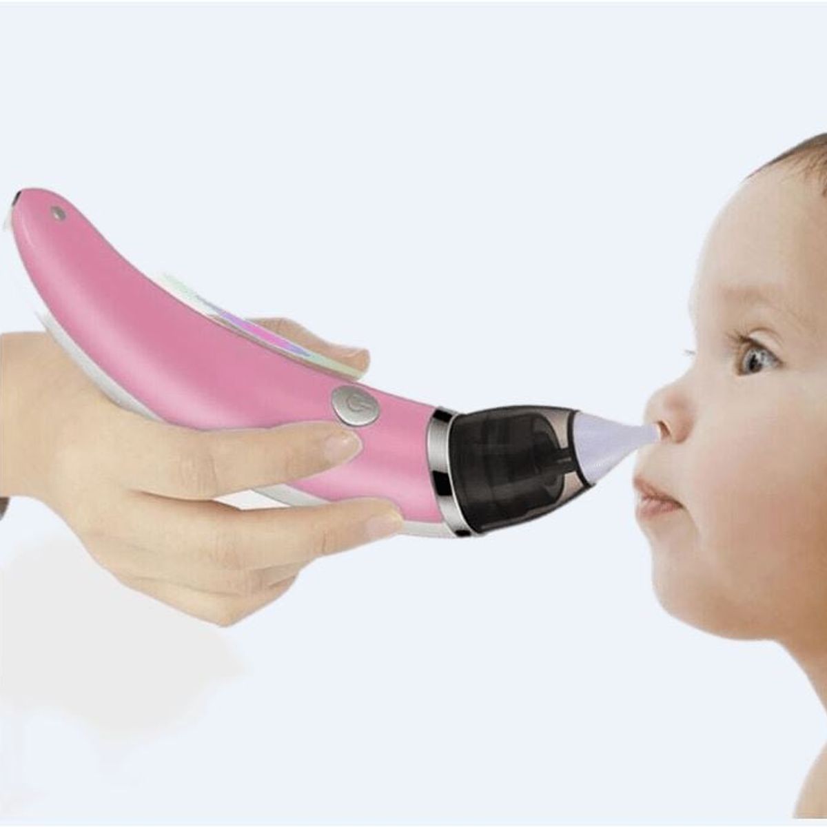 GENERICO - Aspirador Nasal Electrico Recargable Infantil Rosado