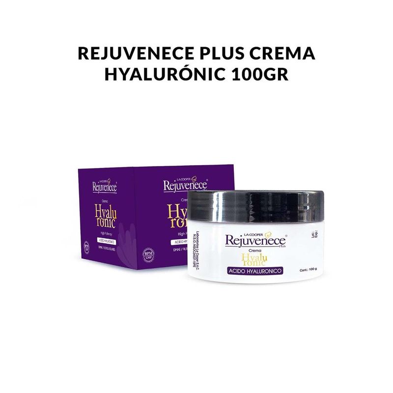 GENERICO - Rejuvenece Plus Crema Hyalurónic 100Gr_.