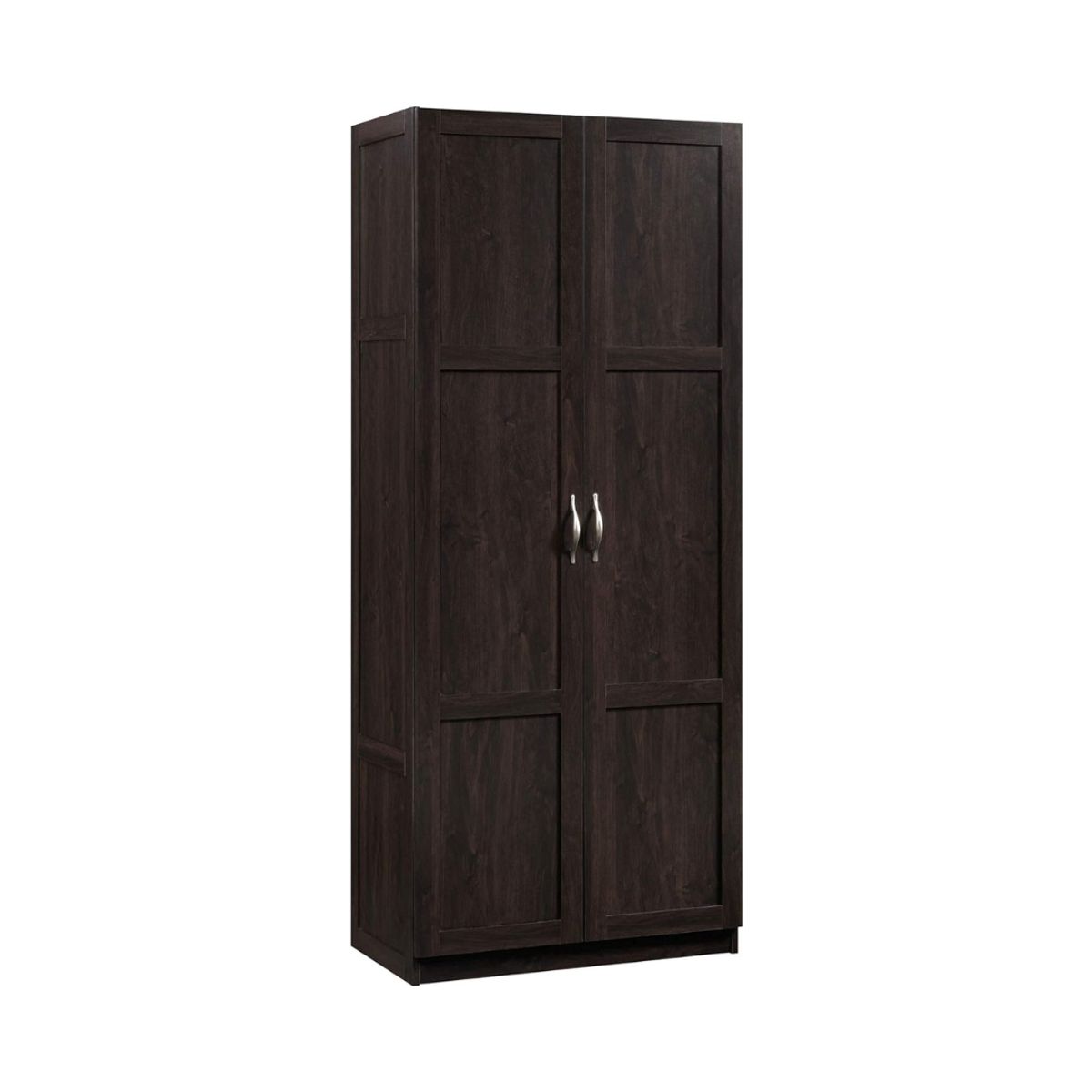 GENERICO - Armario de almacenamiento con estantes en marrón