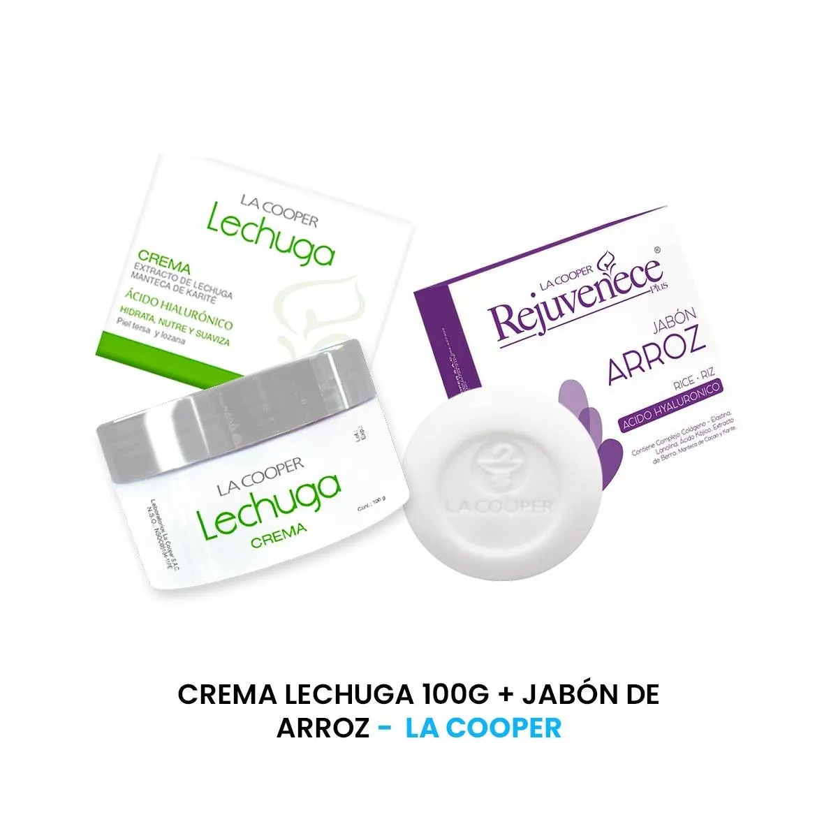 GENERICO - Crema Lechuga 100G + Jabón De Arroz - La Cooper_.