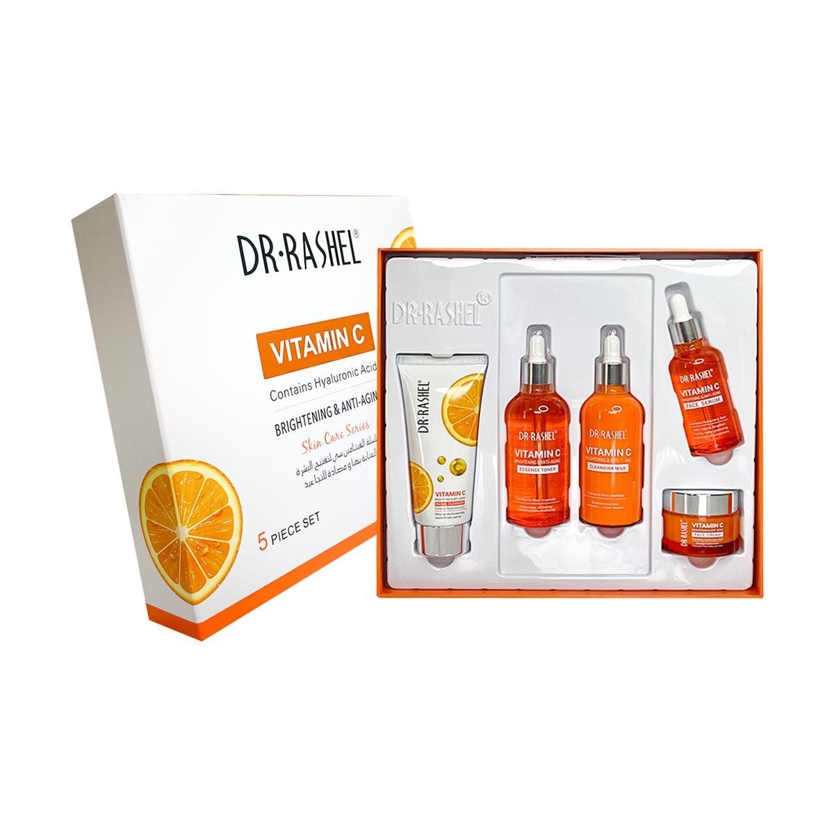 GENERICO - Kit Vitamina C Con Ácido Hialurónico Iluminador Y Antienvejecimiento_.