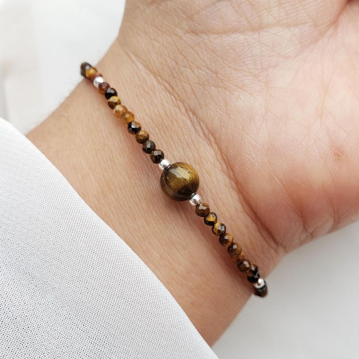 INTUERI - Pulsera Ame Ojo de Tigre