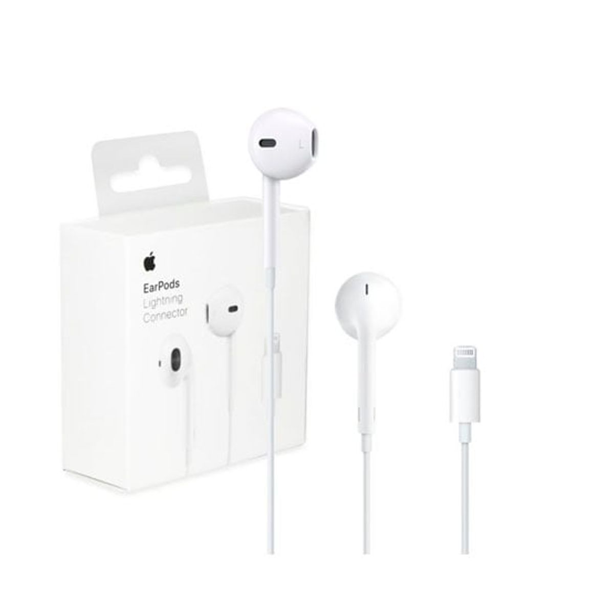 APPLE - Audifonos Apple EarPods con Conector Lightning Original Blanco