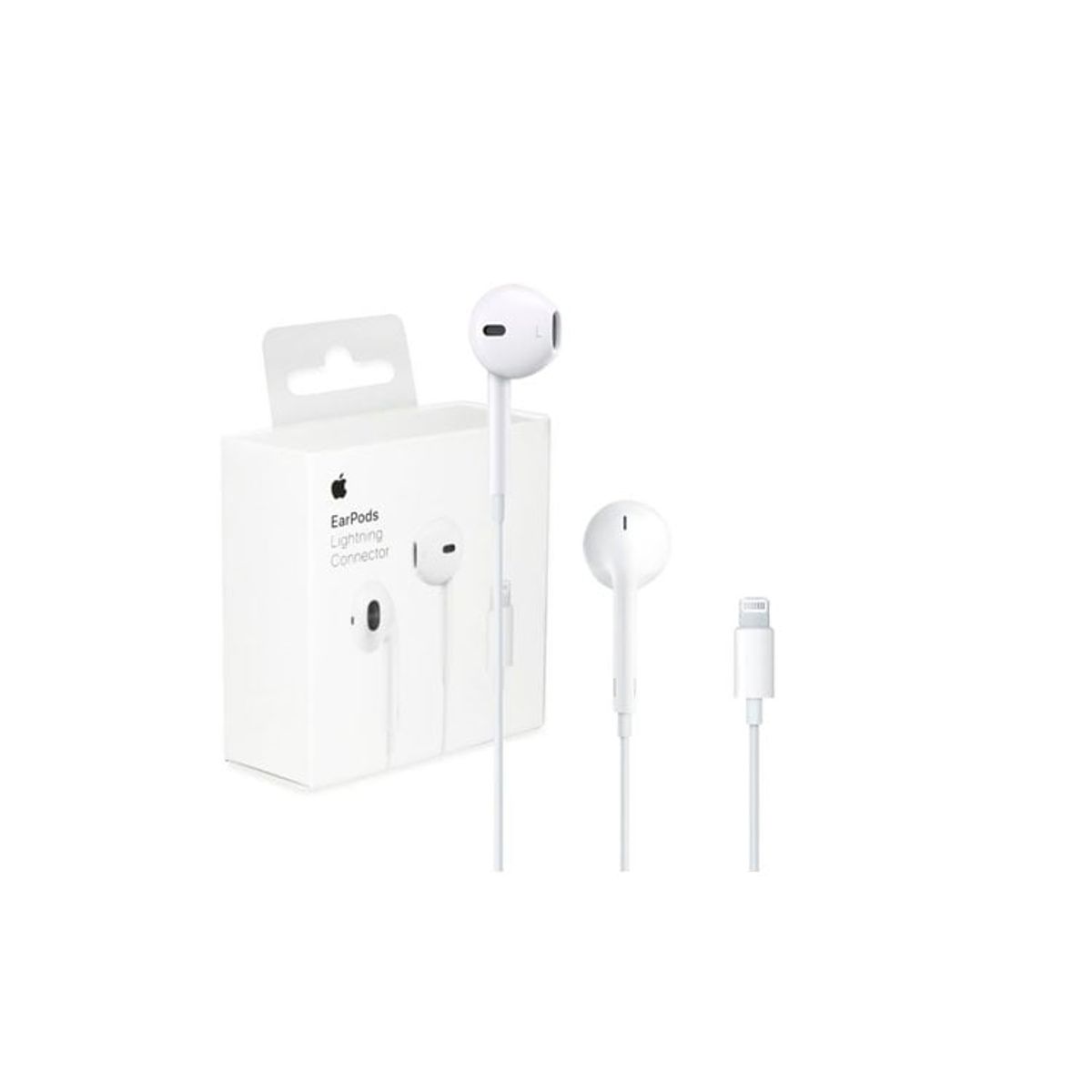 APPLE - Audifonos Apple EarPods con Conector Lightning Original Blanco