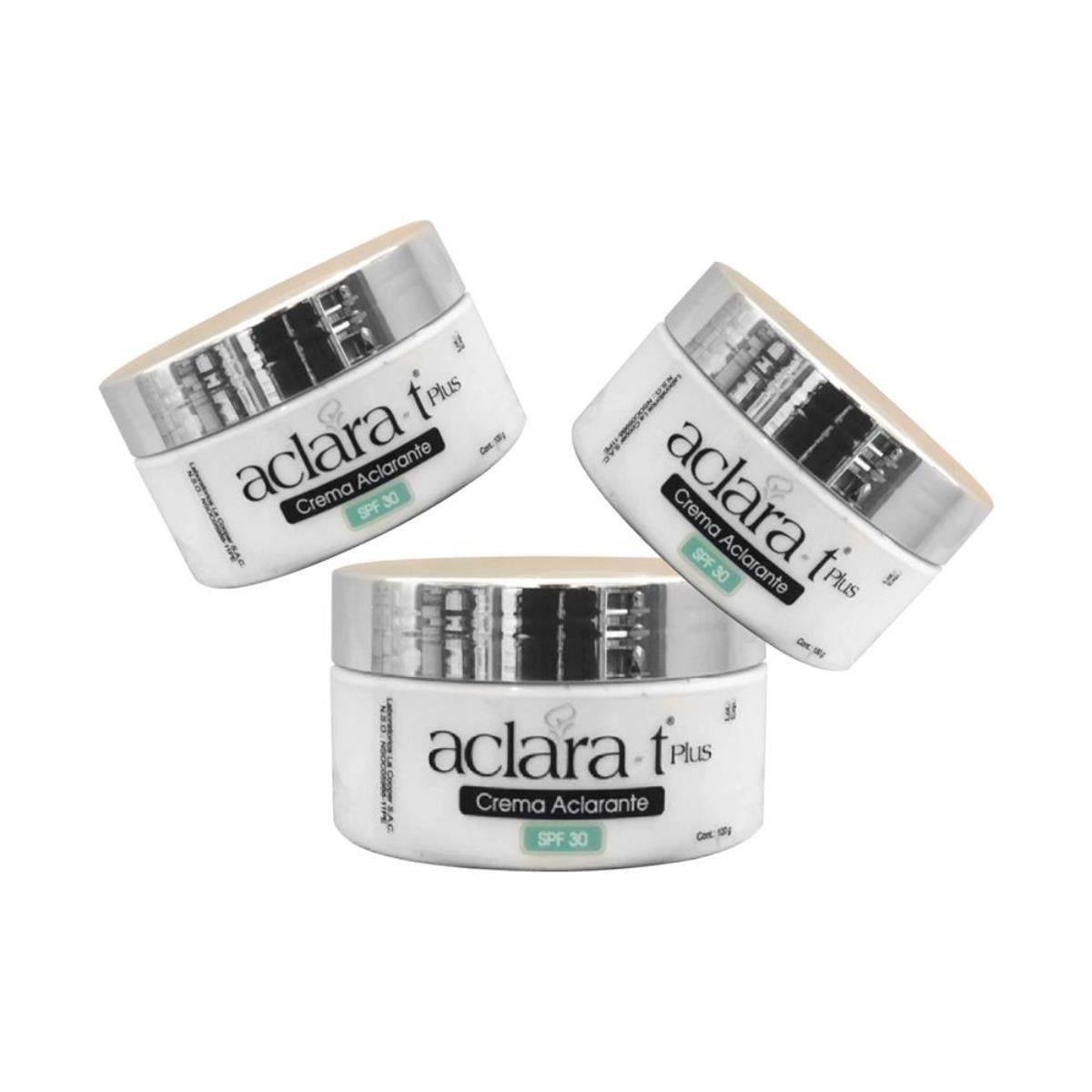 GENERICO - 3 Crema Aclarante Con Filtro Solar Spf 30 - Aclara-T 100Gr_.