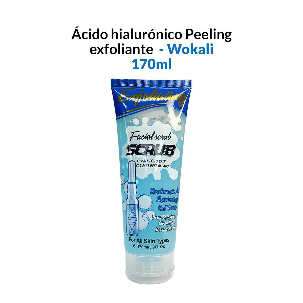 WOKALI - Acido Hialurónico Peeling Exfoliante 170Ml  Wokali_.
