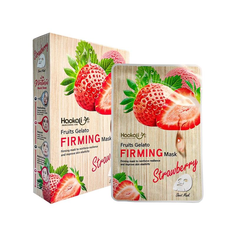 WOKALI - Mascarilla Esencia De Fresa 30Ml X 10 Piezas  Wokali_.