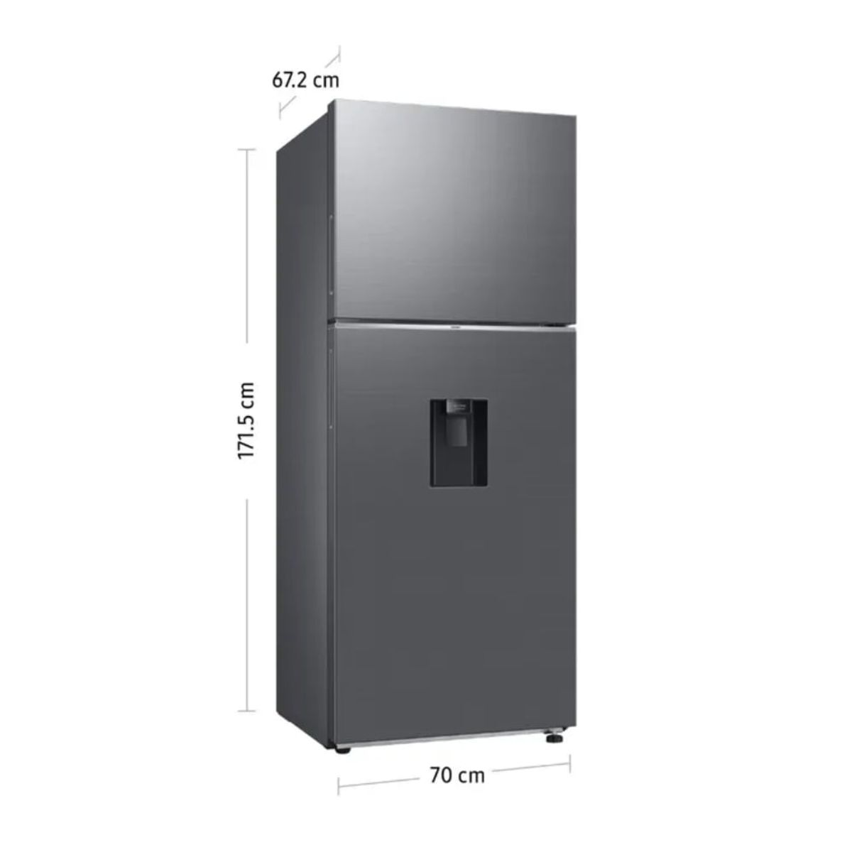 SAMSUNG - Refrigeradora Samsung Top Freezer No Frost 384 Litros RT38DG6730S9