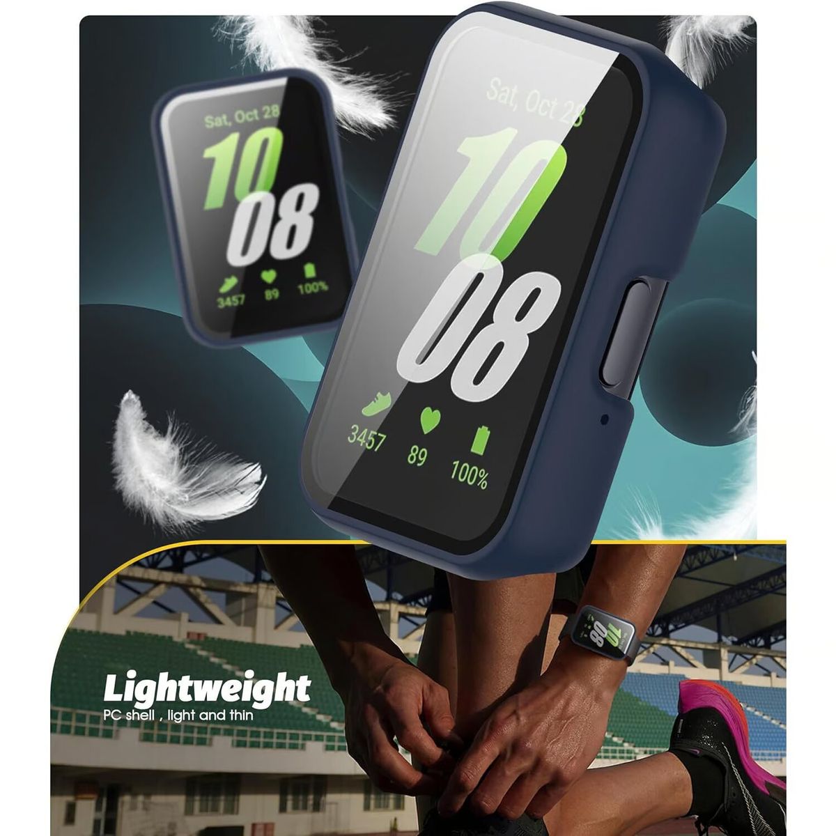 GENERICO - Case BUMPER PARA WATCH FIT - Azul