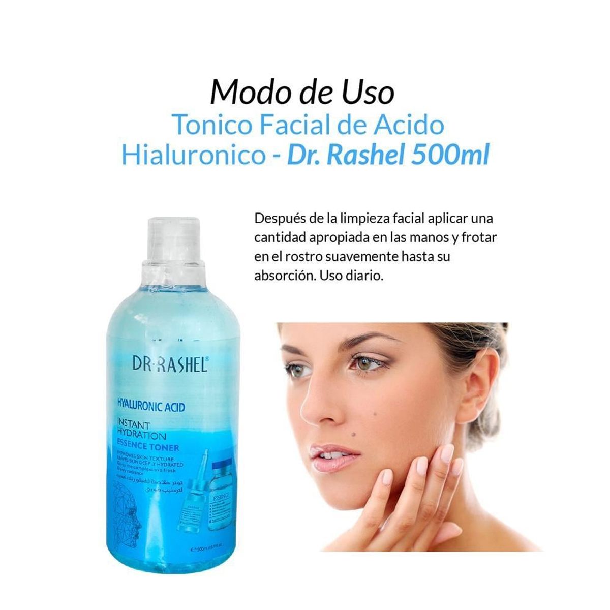 GENERICO - Tonico Facial De Acido Hialuronico - Dr Rashel 500Ml