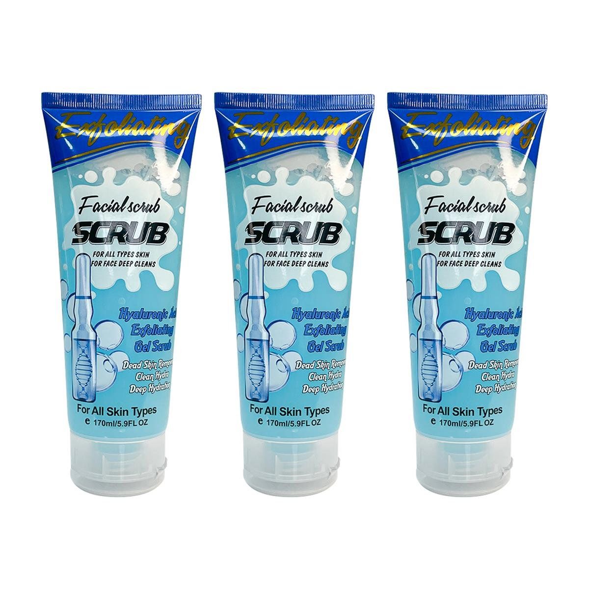 WOKALI - 3 Acido Hialurónico Peeling Exfoliante 170Ml  Wokali_.