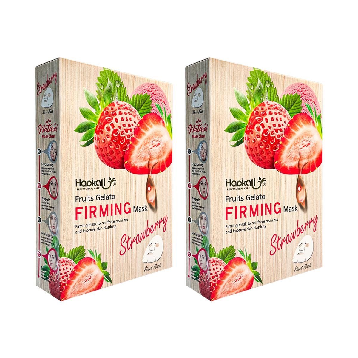 WOKALI - 2 Mascarilla Esencia De Fresa 30Ml X 10 Piezas  Wokali_.