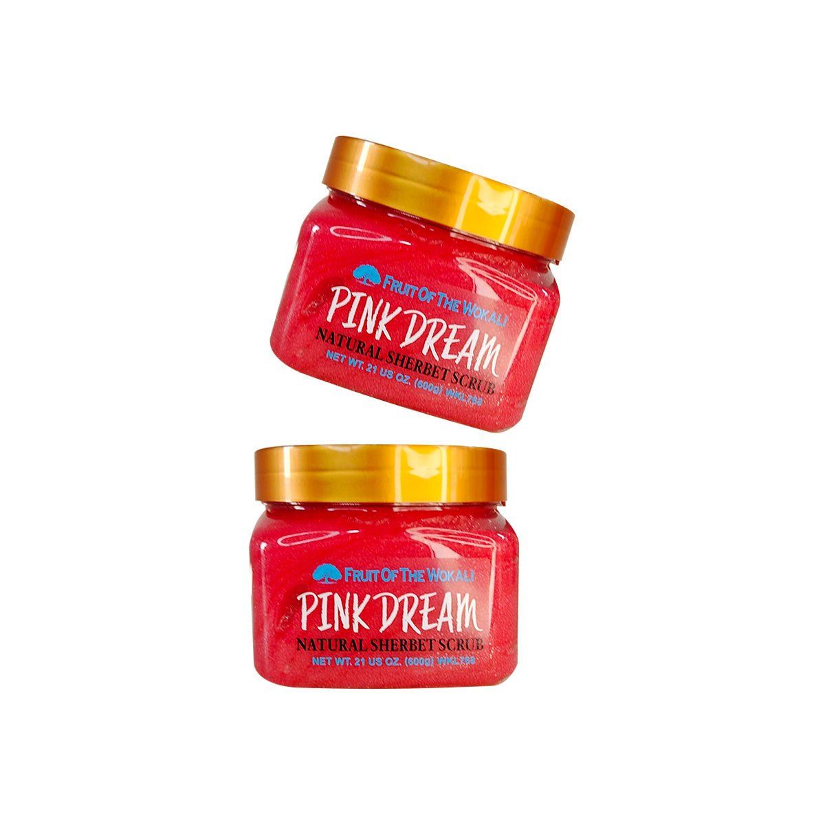 WOKALI - Crema exfoliante Pink Dream Rosas - Wokali 600Gr 2 Unidades_.