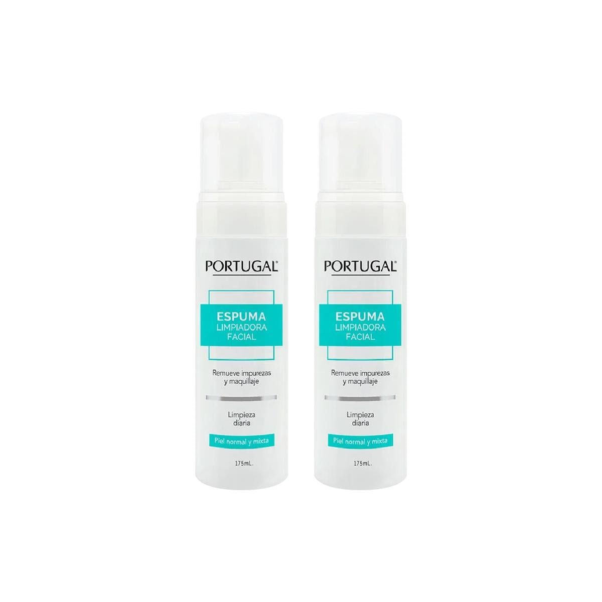 GENERICO - 2 Espuma Limpiador Facial - Portugal 175ml_.