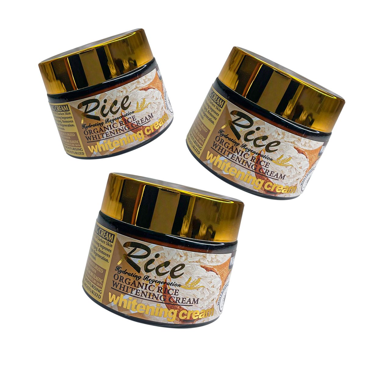 WOKALI - 3 Crema Blanqueadora De Arroz Orgánico 55Gr - Fruit Of The Wokali_.