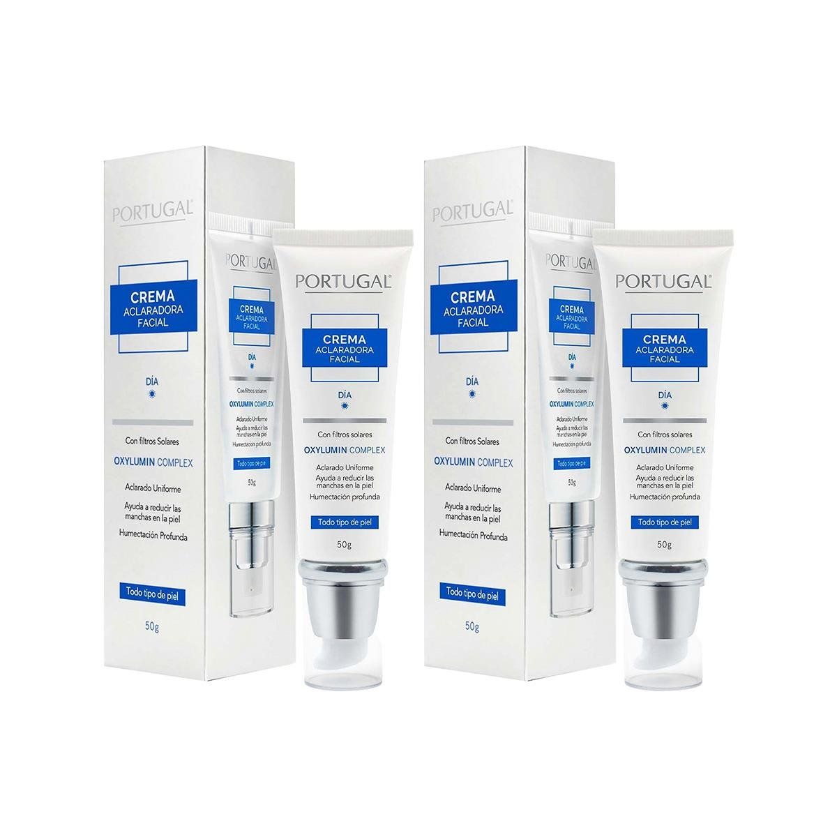 GENERICO - Crema Facial Aclaradora Dia - Portugal 50g 2 unidades_.