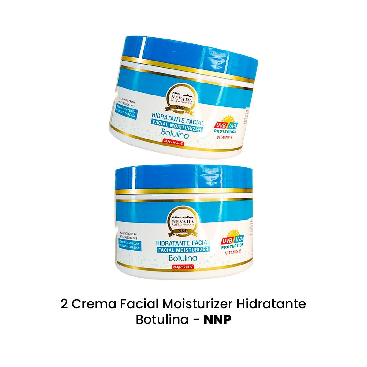NEVADA NATURAL PRODUCTS - 2 Crema Facial Moisturizer Hidratante Botulina 283g - NNP_.