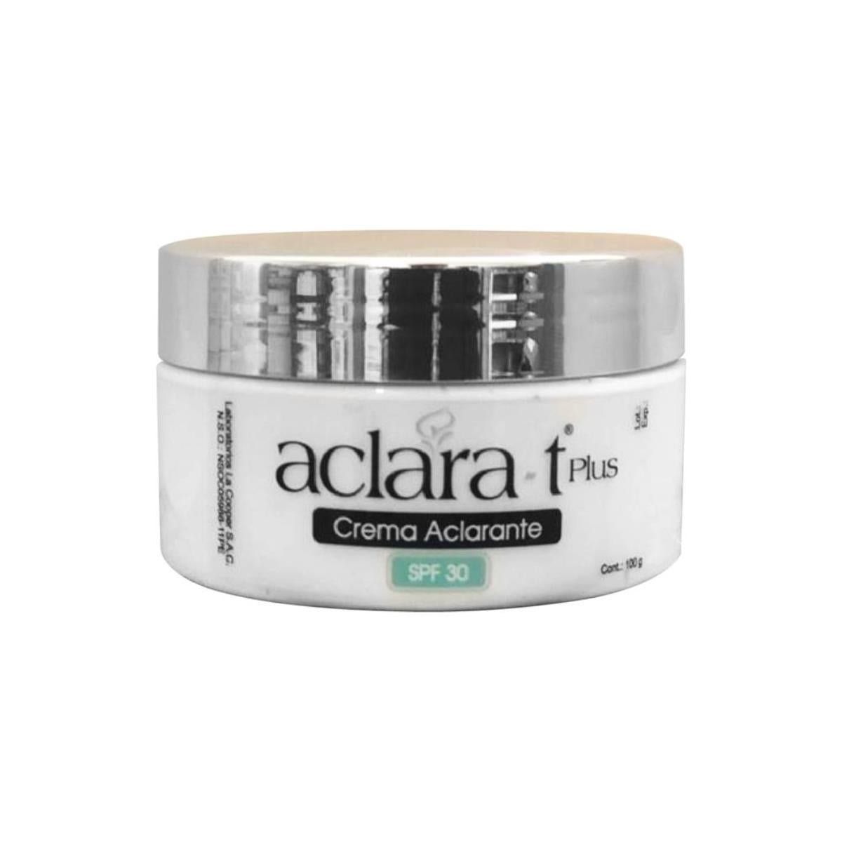 GENERICO - Crema Aclarante Con Filtro Solar Spf 30 - Aclara-T 100Gr_.