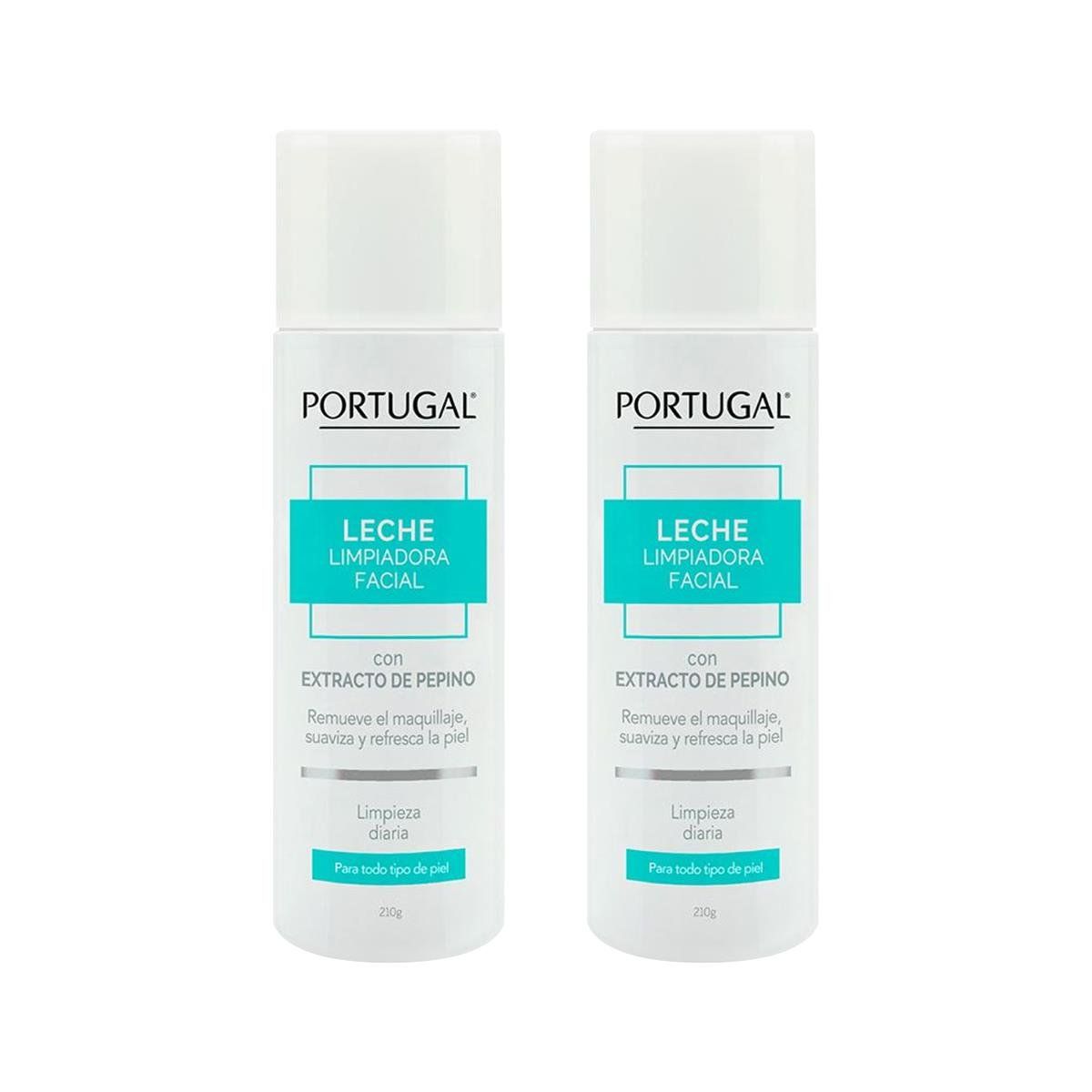 GENERICO - 2 Leche Limpiadora Facial - Portugal 210Gr_.