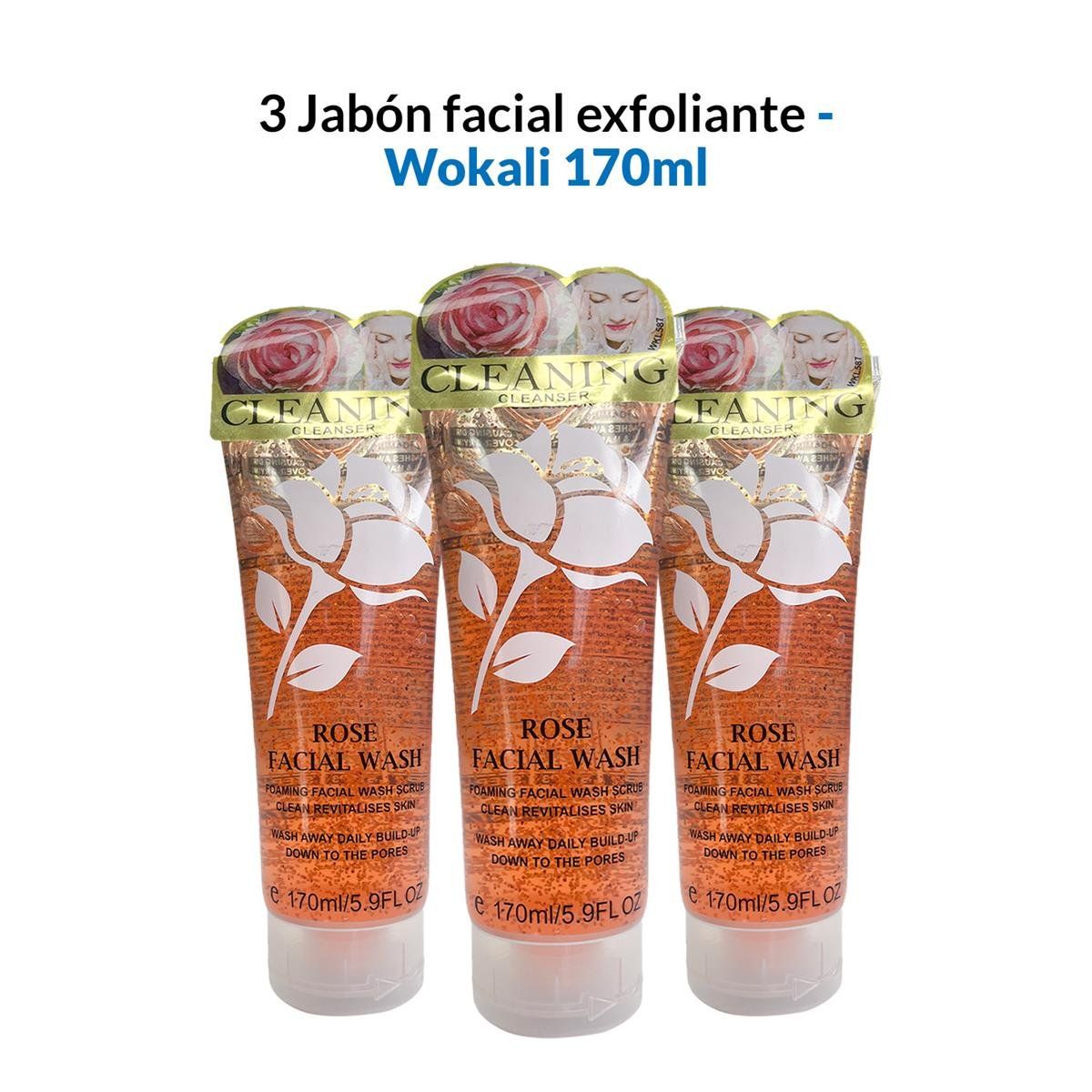 WOKALI - 3 Rose Facial Wash 170Ml - Wokali_.