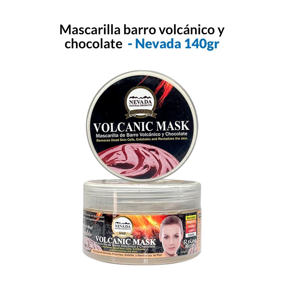NEVADA NATURAL PRODUCTS - Mascarilla Barro Volcánico Y Chocolate 140G - Nevada_.