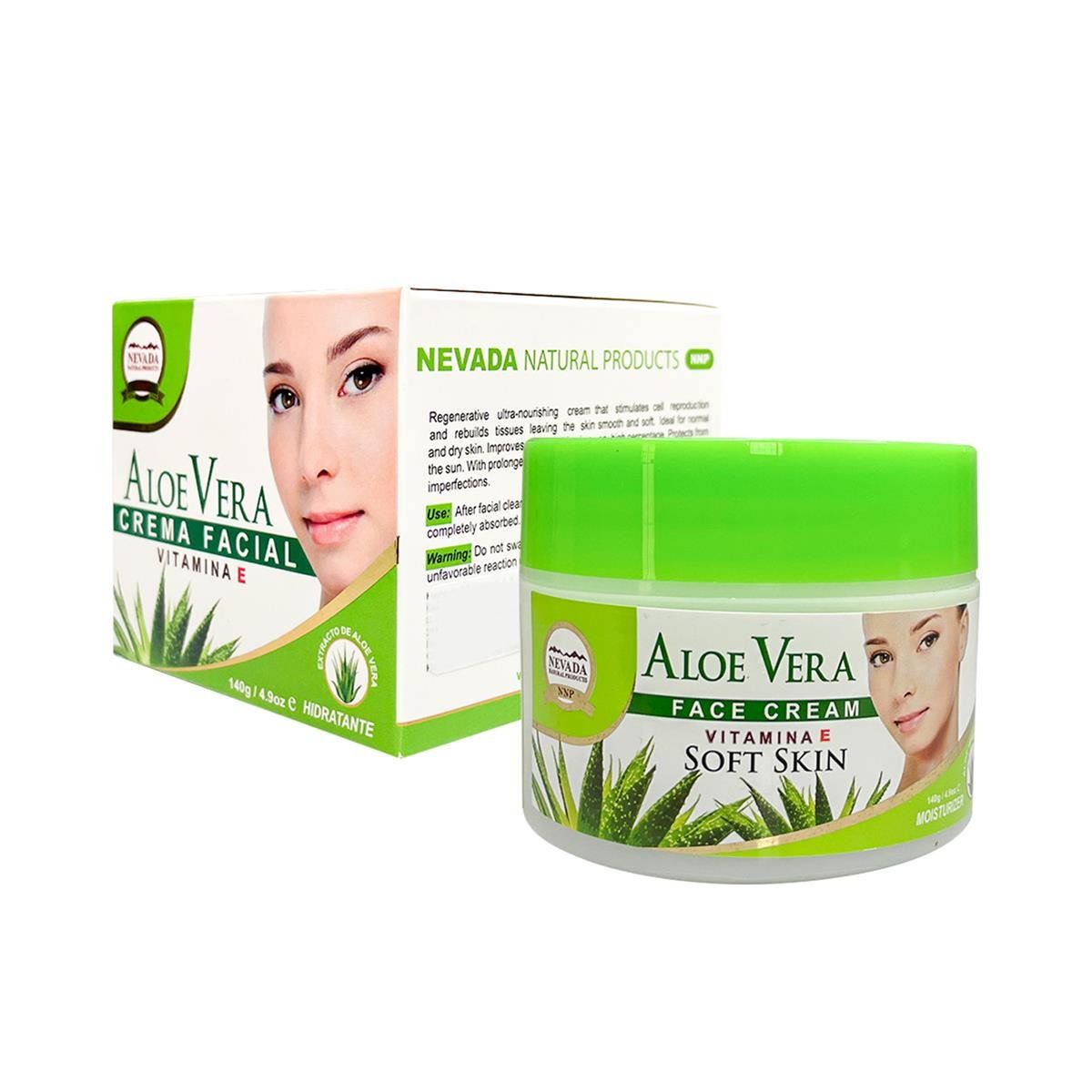 NEVADA NATURAL PRODUCTS - Crema Facial De Aloe Vera 140Ml - Nevada_.